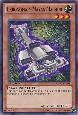 CHRONOMALY MAYAN MACHINE REDU-EN009 1st EDITION 2012 SERIES COMMON YTCG