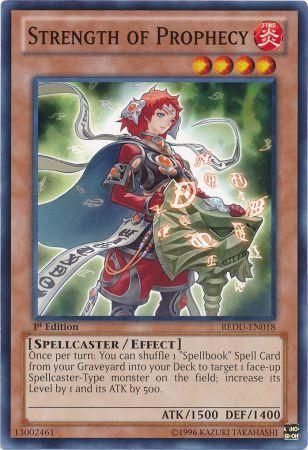 Strength of Prophecy REDU EN018 Common 1st Edition Strength of Prophecy REDU EN018 Common 1st Edition