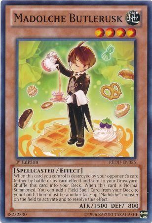 MADOLCHE BUTLERUSK REDU-EN025 1st EDITION 2012 SERIES COMMON YTCG