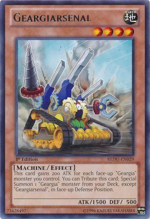 Geargiarsenal REDU EN029 Rare 1st Edition Return of the Duelist 1st Edition Singles Geargiarsenal REDU EN029 Rare 1st Edition Return of the Duelist 1st Edition Singles