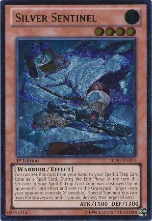 Ultimate Rare Silver Sentinel REDU EN033 1st Edition Ultimate Rare Silver Sentinel REDU EN033 1st Edition