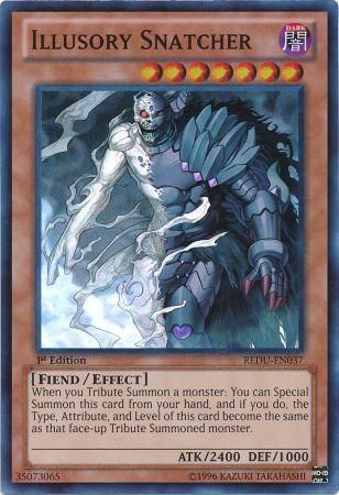 Illusory Snatcher REDU EN037 Super Rare 1st Edition Illusory Snatcher REDU EN037 Super Rare 1st Edition