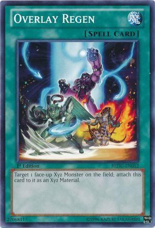 Overlay Regen REDU EN052 Common 1st Edition Overlay Regen REDU EN052 Common 1st Edition