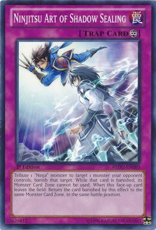 Ninjitsu Art of Shadow Sealing REDU EN089 Common 1st Edition Return of the Duelist 1st Edition Singles Ninjitsu Art of Shadow Sealing REDU EN089 Common 1st Edition Return of the Duelist 1st Edition Singles
