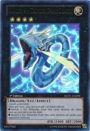 Number 91 Thunder Spark Dragon REDU EN098 Ultra Rare 1st Edition Return of the Duelist 1st Edition Singles Number 91 Thunder Spark Dragon REDU EN098 Ultra Rare 1st Edition Return of the Duelist 1st Edition Singles
