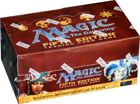 Magic Mtg 5th Fifth edition Factory sealed Booster Pack X 3! 