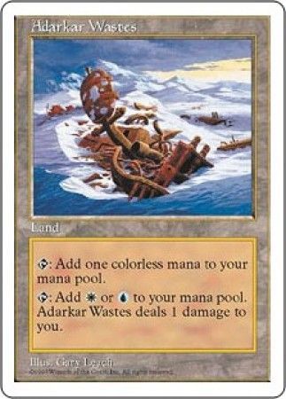 Adarkar Wastes MTG 5th Edition Magic Cards Singles Adarkar Wastes MTG 5th Edition Magic Cards Singles