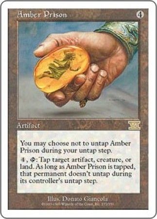Amber Prison MTG 6th Edition Classic Magic Cards Singles Amber Prison MTG 6th Edition Classic Magic Cards Singles