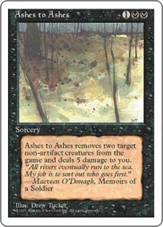 Ashes to Ashes MTG 4th Edition Magic Cards Singles Ashes to Ashes MTG 4th Edition Magic Cards Singles