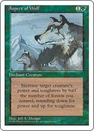 Aspect of Wolf MTG 4th Edition Magic Cards Singles Aspect of Wolf MTG 4th Edition Magic Cards Singles
