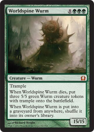 Worldspine Wurm Return to Ravnica Singles Worldspine Wurm Return to Ravnica Singles