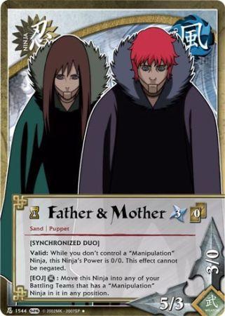 Father Mother Synchronized Duo 1544 Uncommon Naruto Avenger s Wrath Father Mother Synchronized Duo 1544 Uncommon Naruto Avenger s Wrath