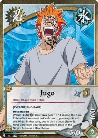 Naruto TCG/CCG - near mint foil Jugo Everburning Rage
