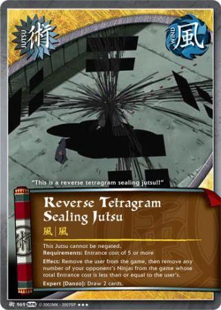 Reverse Tetragram Sealing Jutsu 969 Super Rare Reverse Tetragram Sealing Jutsu 969 Super Rare
