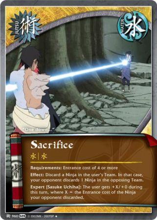 Sacrifice 960 Uncommon Naruto Avenger s Wrath Sacrifice 960 Uncommon Naruto Avenger s Wrath