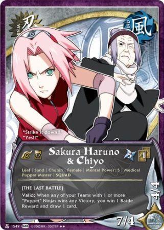 Sakura Haruno Chiyo The Last Battle 1549 Rare Naruto Avenger s Wrath Sakura Haruno Chiyo The Last Battle 1549 Rare Naruto Avenger s Wrath