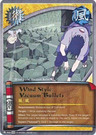 Wind Style Vacuum Bullets 965 Rare Naruto Avenger s Wrath Wind Style Vacuum Bullets 965 Rare Naruto Avenger s Wrath