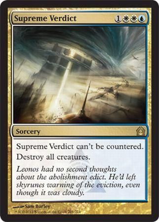 Supreme Verdict Return to Ravnica Singles Supreme Verdict Return to Ravnica Singles