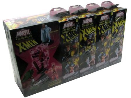 Giant Size X Men Sealed Brick of 8 Boosters 1 Super Booster Marvel Heroclix 