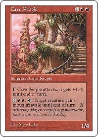 Cave People MTG 5th Edition Magic Cards Singles Cave People MTG 5th Edition Magic Cards Singles