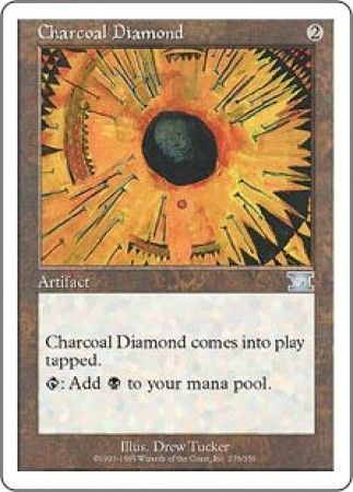 Charcoal Diamond MTG 6th Edition Classic Magic Cards Singles Charcoal Diamond MTG 6th Edition Classic Magic Cards Singles