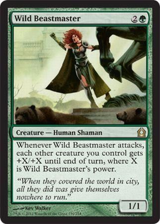 Wild Beastmaster Return to Ravnica Singles Wild Beastmaster Return to Ravnica Singles