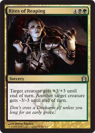 Rites of Reaping Return to Ravnica Singles Rites of Reaping Return to Ravnica Singles