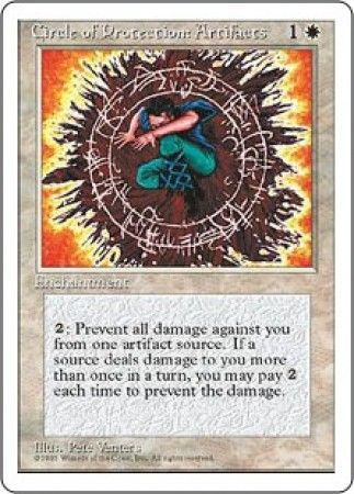 Circle of Protection Artifacts MTG 4th Edition Magic Cards Singles Circle of Protection Artifacts MTG 4th Edition Magic Cards Singles