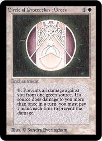 Circle of Protection Green Circle of Protection Green