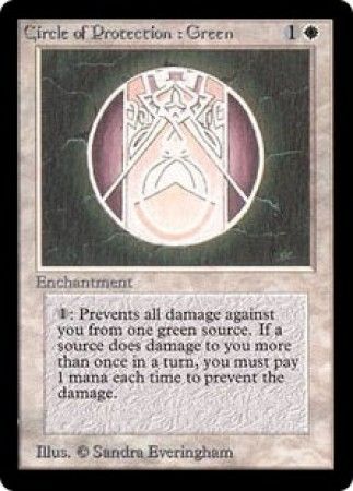 Circle of Protection Green Circle of Protection Green