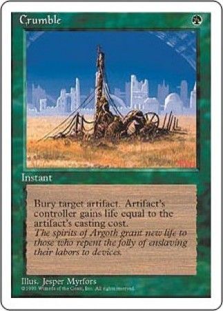 Crumble MTG 4th Edition Magic Cards Singles Crumble MTG 4th Edition Magic Cards Singles