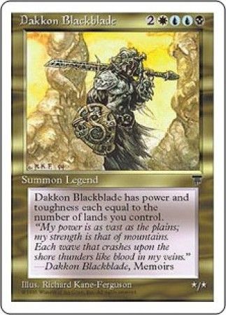 Dakkon Blackblade Chronicles Singles Dakkon Blackblade Chronicles Singles