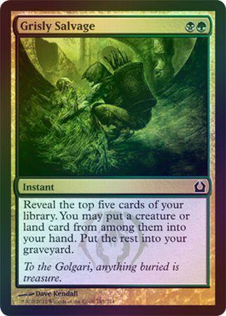 Grisly Salvage Foil Return to Ravnica Foil Singles Grisly Salvage Foil Return to Ravnica Foil Singles