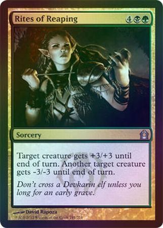 Rites of Reaping Foil Return to Ravnica Foil Singles Rites of Reaping Foil Return to Ravnica Foil Singles
