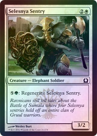 Selesnya Sentry Foil Return to Ravnica Foil Singles Selesnya Sentry Foil Return to Ravnica Foil Singles