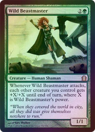Wild Beastmaster Foil Return to Ravnica Foil Singles Wild Beastmaster Foil Return to Ravnica Foil Singles