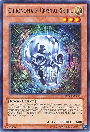 Chronomaly Crystal Skull REDU EN013 Rare Unlimited Chronomaly Crystal Skull REDU EN013 Rare Unlimited