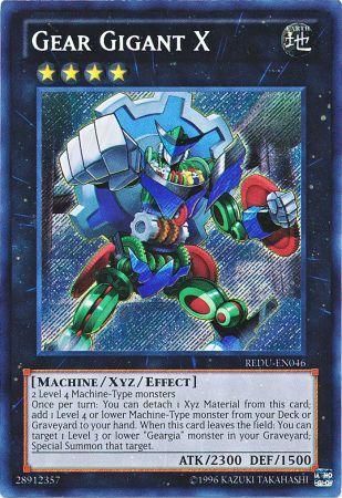Gear Gigant X REDU EN046 Secret Rare Unlimited Gear Gigant X REDU EN046 Secret Rare Unlimited
