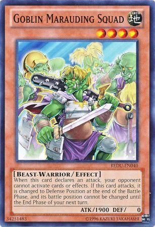 Goblin Marauding Squad REDU EN040 Common Unlimited Goblin Marauding Squad REDU EN040 Common Unlimited