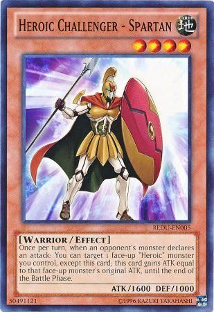 Heroic Challenger Spartan REDU EN005 Common Unlimited Heroic Challenger Spartan REDU EN005 Common Unlimited