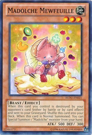 Madolche Mewfeuille REDU EN021 Common Unlimited Return of the Duelist Unlimited Singles Madolche Mewfeuille REDU EN021 Common Unlimited Return of the Duelist Unlimited Singles
