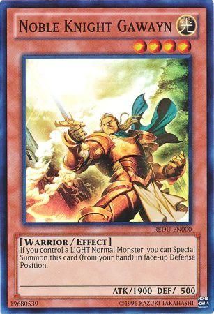 Noble Knight Gawayn REDU EN000 Super Rare Unlimited 