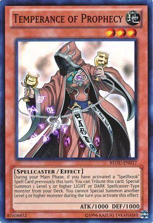 Temperance of Prophecy REDU EN017 Super Rare Unlimited Temperance of Prophecy REDU EN017 Super Rare Unlimited