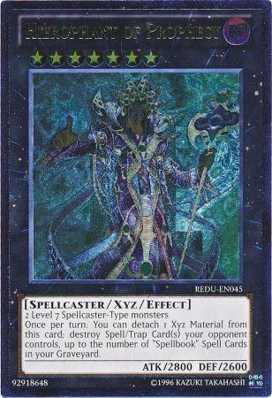 Ultimate Rare Hierophant of Prophecy REDU EN045 Unlimited Ultimate Rare Hierophant of Prophecy REDU EN045 Unlimited