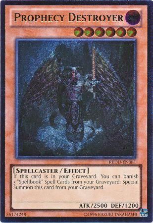 Ultimate Rare Prophecy Destroyer REDU EN081 Unlimited Ultimate Rare Prophecy Destroyer REDU EN081 Unlimited