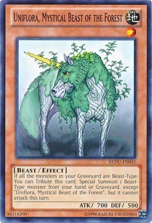 Uniflora Mystical Beast of the Forest REDU EN031 Common Unlimited Return of the Duelist Unlimited Singles Uniflora Mystical Beast of the Forest REDU EN031 Common Unlimited Return of the Duelist Unlimited Singles