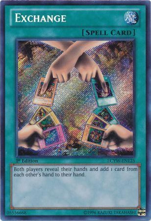 Exchange LCYW EN125 Secret Rare 1st Edition Legendary Collection 3 Yugi s World 1st Edition Singles Exchange LCYW EN125 Secret Rare 1st Edition Legendary Collection 3 Yugi s World 1st Edition Singles