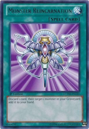 Monster Reincarnation LCYW EN142 Rare 1st Edition Legendary Collection 3 Yugi s World 1st Edition Singles Monster Reincarnation LCYW EN142 Rare 1st Edition Legendary Collection 3 Yugi s World 1st Edition Singles