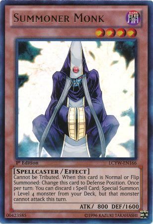 Summoner Monk LCYW EN166 Ultra Rare 1st Edition Legendary Collection 3 Yugi s World 1st Edition Singles Summoner Monk LCYW EN166 Ultra Rare 1st Edition Legendary Collection 3 Yugi s World 1st Edition Singles