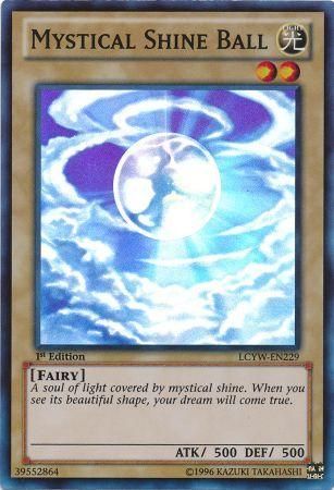 Yugioh Mystical Shine Ball LCYW-EN229 Super Rare 1st Edition 